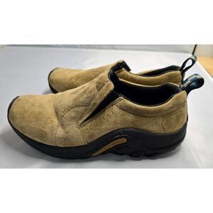 Merrell Womens  Suede Jungle Moc Slip-On Shoes Sz 7 hiking granola girl gorpcore